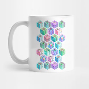 Christmas Gift Hexagons Mug